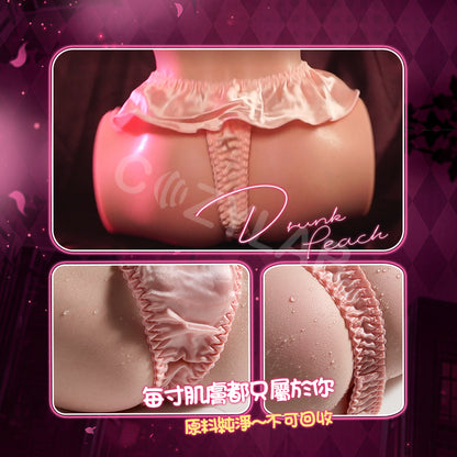 COC | 鉑金矽膠 桃YOYO全矽膠 臀型飛機杯 開腿迎合【現貨】