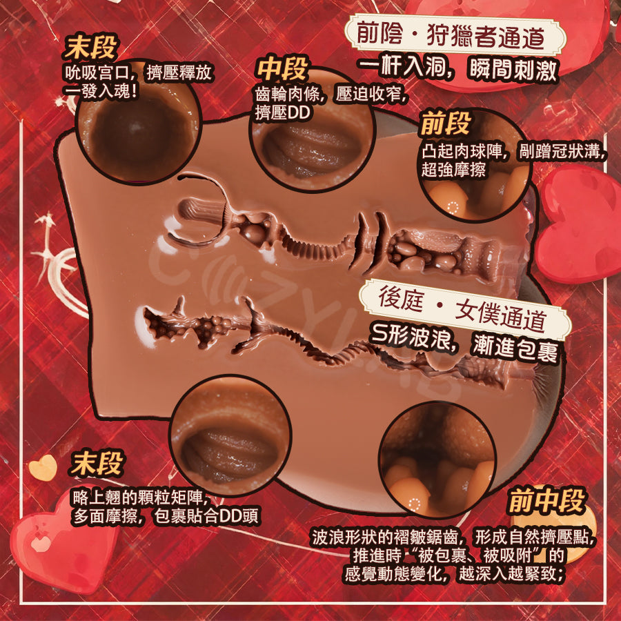 COC | 7kg 可可狼姬 Pro 一字馬 雙通道 臀型飛機杯【現貨|宅配Only】