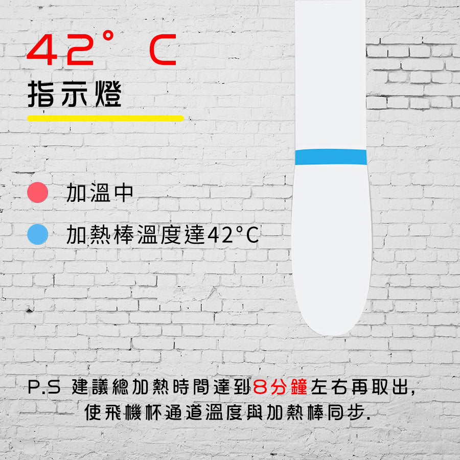 COZYLAB |  USB 飛機杯專用加溫棒 21公分 加熱棒 深入16公分 42度  飛機杯配件